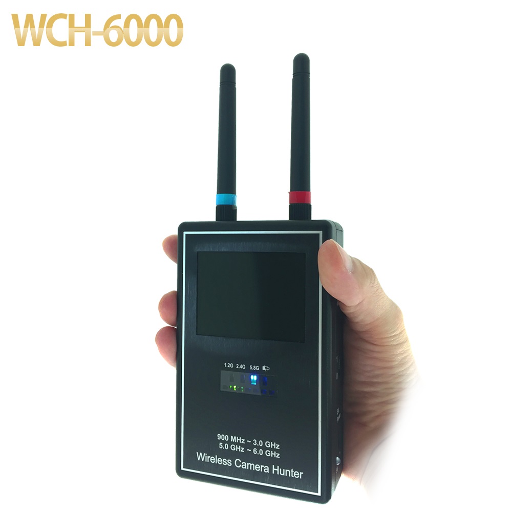 (스파이밴드) WCH 6000 몰래카메라탐지기 무선영상탐색 RF 카메라영상검사기